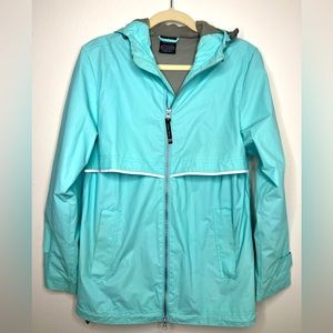 Charles Light Blue River Waterproof Jacket